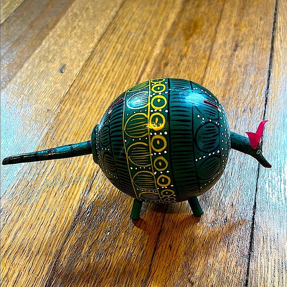 Curated Mexican FolkArt Collection – Oaxacan Amarillo, Balero & Unique Felt Mask - Picture 5 of 17